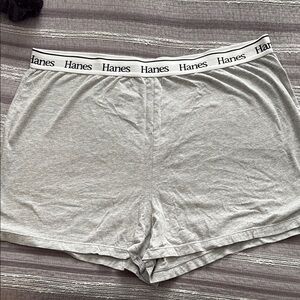 Hanes Gray Lounge Shorts